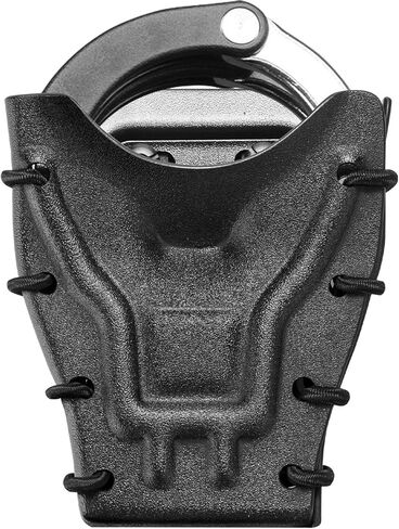 Kydex Handcuff Case Fits Chained & hinged Cuffs & ASPs | Law Enforcement Police High Speed Gear for Duty Belt Accessories| Strap Removable & Retention Adjustable in Kuwait