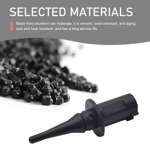 Downhill 2 PCS Ambient Air Temperature Sensor, Outer/Outside Air Temp Sensor with Plug, Replace 0075421318, 0005428418, 5S11829, Compatible with for Mercedes-Benz (Black) in Kuwait