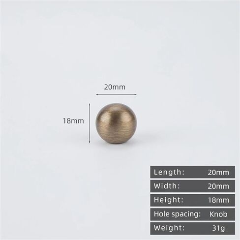 Antique Brass Retro Cabinet Solid Furniture Hardware Drawer Handle 1Pcs(2180.25-Antique) in Saudi Arabia