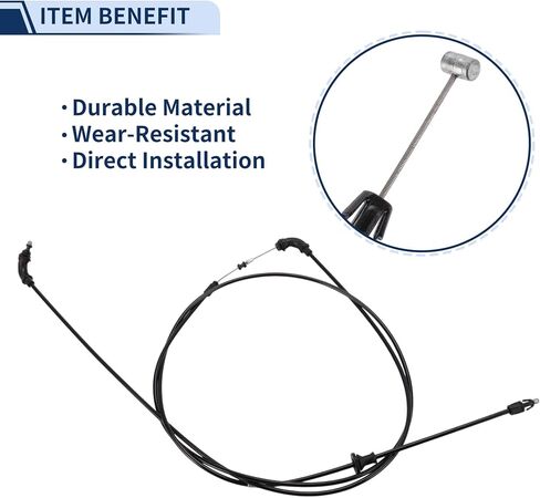 Hood Latch Release Cable for Land Rover Range Rover Velar 2017-2025 No.LR093229 Engine Hood Release Cable 1 Pcs in Kuwait