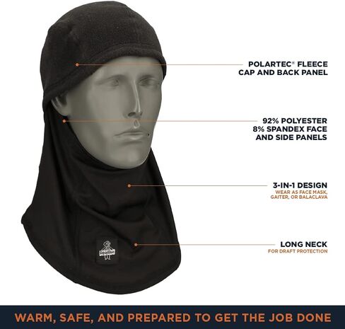 Convertible Face Mask, Gaiter & Balaclava by RefrigiWear in Saudi Arabia