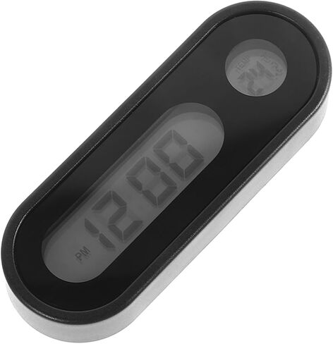Small Clock with Temperature Display Backlight Mini Clock for Dashboard Real Temperature Monitoring Easy to Read in Low Light Compact Design for Vehicle Use in Saudi Arabia