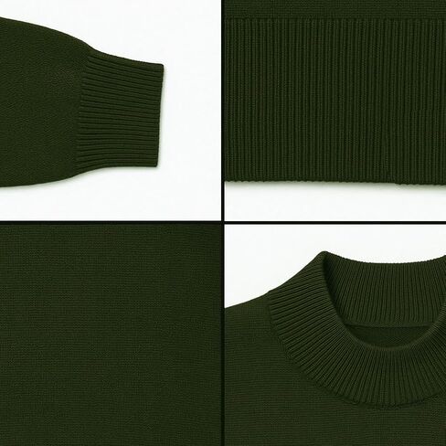 STACY ADAMS Men’s Sweater Solid Mock in Saudi Arabia