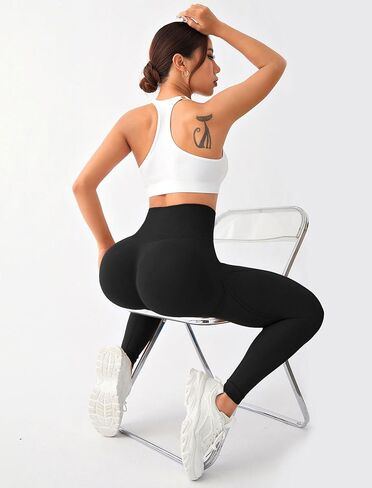 بعقب رفع طماق للنساء صالة الألعاب الرياضية Scrunch Booty البطن التحكم عالية الخصر الرياضة الرياضة النشط اليوغا السراويل in Kuwait