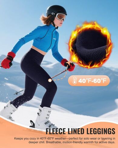 QGGQDD Fleece مبطن طماق النساء - السيطرة على البطن الناعمة عالية الخصر سراويل اليوغا الحرارية الدافئة in Kuwait
