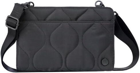 Samantha Brown RFID Travel Wallet Crossbody, Quilted Polyester, Detachable Strap, Multiple Colors in Kuwait