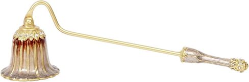 Candle Snuffer, Gold Metal, 7 Inches Long (Pink B) in Saudi Arabia