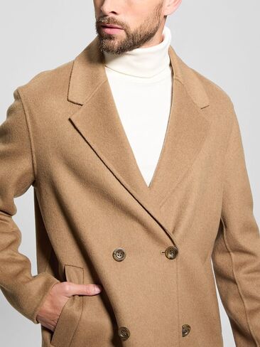 GUESS Men's Double Breasted Coat in Saudi Arabia