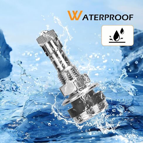 4 PCS TR416 Tire Valve, Metal Valve Stem for 0.453" and 0.625" Rim Hole, Tire Repair Accessories, Universal for Most Cars and Motorcycles (Black) in Kuwait