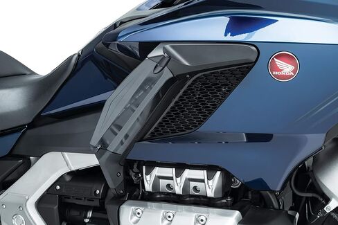 Kuryakyn 6579 Air Management Motorcycle Accortory: Air Diplectors for 2018-20 Honda Gold Wing Motorcycles ، Dark Smoke ، 1 pair in Saudi Arabia