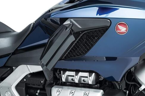 Kuryakyn 6579 Air Management Motorcycle Accortory: Air Diplectors for 2018-20 Honda Gold Wing Motorcycles ، Dark Smoke ، 1 pair in Saudi Arabia