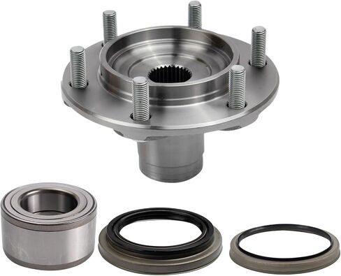 TRQ 4 Piece Wheel Bearing & Hub Kit for 1996-2002 Toyota 4Runner 4WD 2001-2007 Toyota Sequoia 4WD 1995-2000 Toyota Tacoma w/Auto Disc Diff 2001-2004 Toyota Tacoma 4WD 2000-2006 Toyota Tundra 4WD in Saudi Arabia