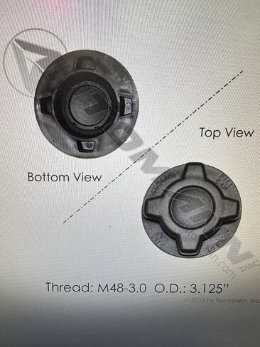 Coolant Tank Cap Filler Compatible With VOLVO VNL, VN Gen1 and Early Gen2 (1674922) Cap Only in Saudi Arabia