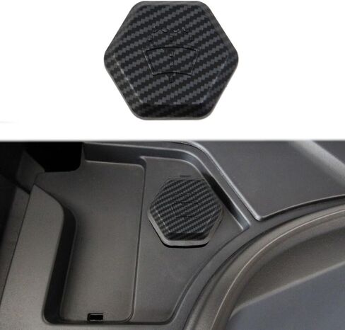 Carbon Fiber Style Wiper Water Tank Cover Trim Accessories for Tesla Cybertruck (Matte Surface) in Saudi Arabia
