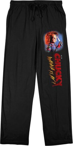 Bioworld Chucky Wanna Play Men's Black Sleep Pajama Pants in Saudi Arabia