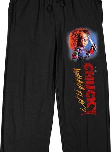 Bioworld Chucky Wanna Play Men's Black Sleep Pajama Pants in Saudi Arabia