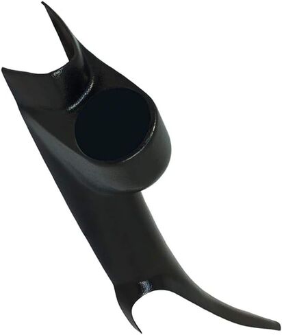 Glowshift Black Single Single Gauge Pod متوافق مع شيفروليه تشيفي سيلفرادو 2500HD 3500HD Duramax 2000-2006-ABS Plastic-Mounts (1) 2-3/8 " in Saudi Arabia