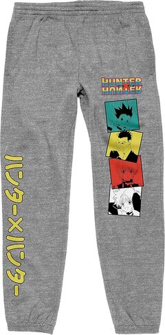 Hunter X Hunter anime character color spanspants men gray pass in Saudi Arabia