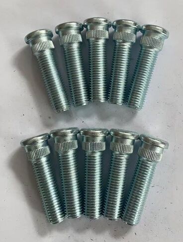 10pcs M12*1.50 عجلات مسننة مسمار 610-547 14.42 مم ، بديل طوله 47.2 مم لكرايسلر دودج جراند كارافان 6508707AA in Kuwait