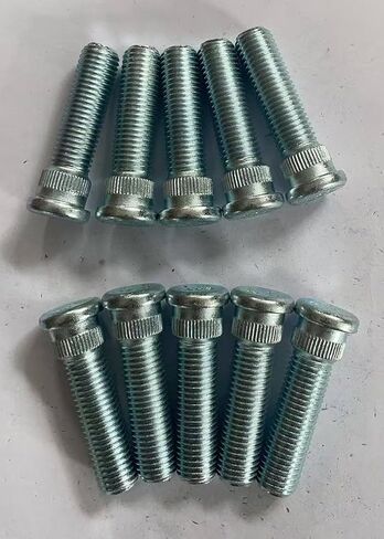 10pcs M12*1.50 عجلات مسننة مسمار 610-547 14.42 مم ، بديل طوله 47.2 مم لكرايسلر دودج جراند كارافان 6508707AA in Kuwait