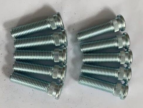 10pcs M12*1.50 عجلات مسننة مسمار 610-547 14.42 مم ، بديل طوله 47.2 مم لكرايسلر دودج جراند كارافان 6508707AA in Kuwait