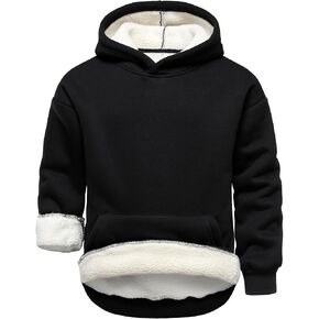 HOOD CREW Boy’s Fleece Pullover Hoodie Long Sleeve Warm Hooded Sweatshirt with Pocket for Kids in Saudi Arabia