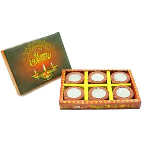 Avador® Clay Clay Diya لـ Diwali و Dussehra Pooja (Plain Diya D27 Pack of 12 ، 12) in Kuwait
