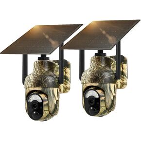 Trail Cameras 2K Color Night Vision Battery Powered WiFi Security Camera Motion Detection 2-Way Talk Cloud/SD Storage IP65 in Saudi Arabia