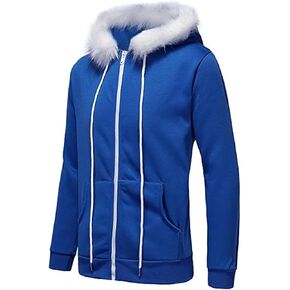 Blue Jacket Hoodie Coat Halloween Cosplay Plush Sans-Coat Coat sweatshirts sweatshirts للجنسين in Saudi Arabia