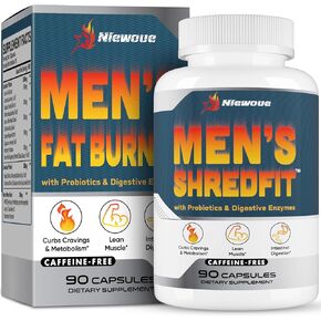 Thermogenic Fat Burner for Men, GLP-1 Support, Premium Appetite Suppressant with Green Tea, Probiotics & Digestive Enzymes - 90 Capsules in Saudi Arabia