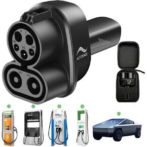 NACS to CCS Charging Adapter - Support Fast Charging for Ford, General Motors, and Rivian CCS1 Electric Vehicles at NACS Supercharger Stations, Support 500A, 1000V, and 250KW DC Fast Charging in Saudi Arabia