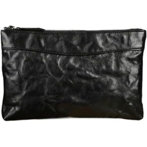 Vintage Genuine Leather Clutch Bag for Men Business Large Purse RFID Protection Multi Pocket Passport Wallet in Kuwait