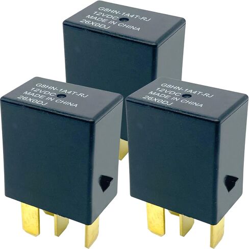 RELAY 3-Pack G8HN-1A4T-RJ-30A 12VDC 4-Pin SPST Automotive Relay-متوافق مع السيارات والدراجات النارية-إصلاحات الأمامية ومضخة الوقود و P0615/P0335 أخطاء in Saudi Arabia