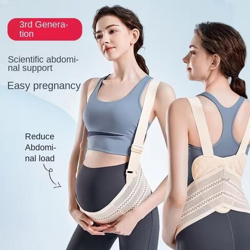 Maternity Belly Band for Pregnant Women - Pregnancy Belly Band for Abdomen Pelvic Waist Back Support (XL:Fit Ab 46"-57.2") in Saudi Arabia