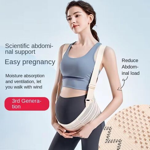 Maternity Belly Band for Pregnant Women - Pregnancy Belly Band for Abdomen Pelvic Waist Back Support (XL:Fit Ab 46"-57.2") in Saudi Arabia