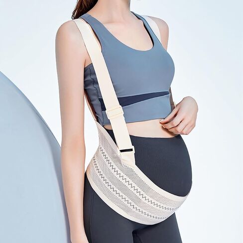 Maternity Belly Band for Pregnant Women - Pregnancy Belly Band for Abdomen Pelvic Waist Back Support (XL:Fit Ab 46"-57.2") in Saudi Arabia