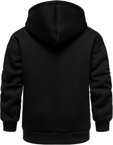 HOOD CREW Boy’s Fleece Pullover Hoodie Long Sleeve Warm Hooded Sweatshirt with Pocket for Kids in Saudi Arabia