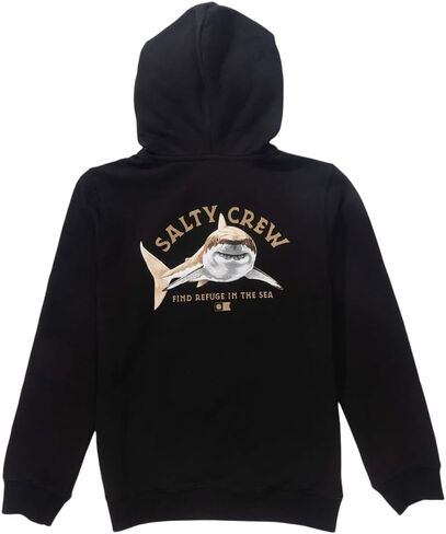 Salty Crew Big Boys' Lurking Pullover Hoody - Black in Saudi Arabia