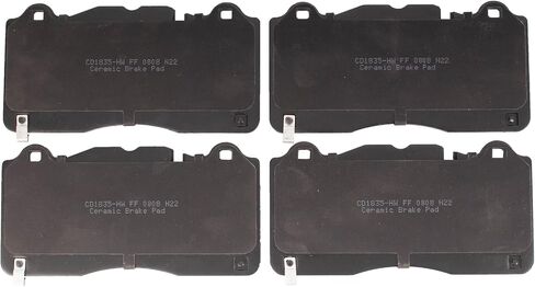 TRQ Brake Pads Ceramic Compatible with 2016-2019 Cadillac CTS in Saudi Arabia