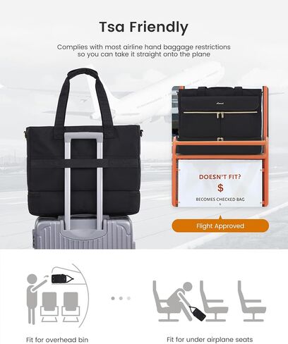 LOVEVOOK Weekender Bags for Women, Wide Open Large Travel Duffle Bag with Shoe Compartment, Carry on Overnight Bags, Hospital Bag for Women Labor Delivery with Wet Pocket in Saudi Arabia