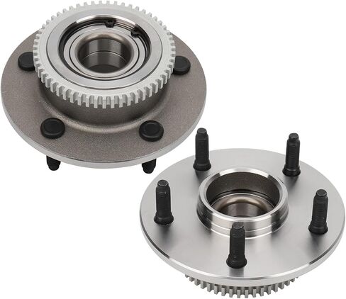 MAYASAF 515084 [RWD Only] Front Wheel Hub Bearing Assembly Fit 2000-2001 Dodge RAM 1500 Pickup, RWD Models Only 5 Lugs w/ABS in Saudi Arabia