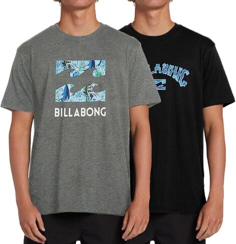 Billabong Big and Tall T-Shirts for Men – 2 Pack Cotton Mens Beach Summer Tees in Saudi Arabia
