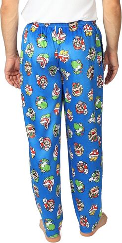 Nintendo mens Pajama Pants, Lounge Bottoms With Drawstring, Ultra-soft & Comfortable in Saudi Arabia