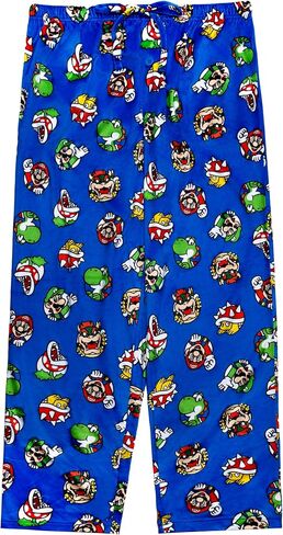 Nintendo mens Pajama Pants, Lounge Bottoms With Drawstring, Ultra-soft & Comfortable in Saudi Arabia