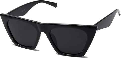 SOJOS Trendy Oversized Square Cateye Polarized Sunglasses Womens Big Frame Shades SJ2115 in Saudi Arabia