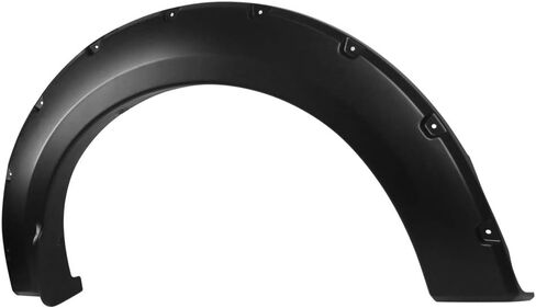 IKON MOTORSPORTS, Fender Flares Compatible With 2018-2019 Ford F150, Offroad Pocket Style Wheel Cover Fender Trim Mud Guards 4PC Set Smooth Black PP Polypropylene in Saudi Arabia