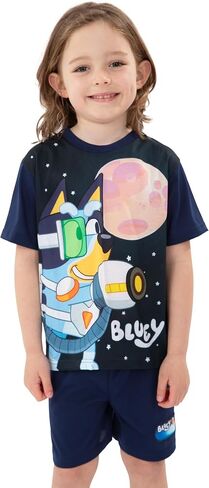 بيجامات Bluey ، Bingo Short Sleeve Boys Pajamas ، Kids PJs مع الأكمام القصيرة ، PJs الصيف للأولاد in Saudi Arabia