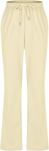 Women Flare Yoga Pants High Waisted Bell Bottoms Casual Comfy Athletic Sweatpants Slim Fit Workout Skinny Pants in Saudi Arabia