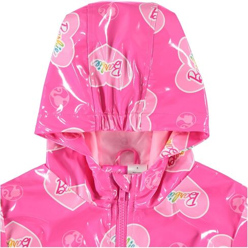 Barbie Girls Zip Up Waterproof Rain Jacket Little Kid to Big Kid Sizes (4-14-16) in Saudi Arabia