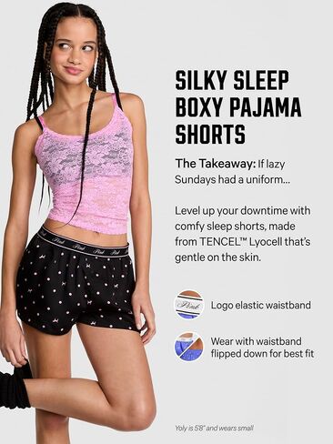 Silky Sleep Boxy Pajama Shorts in Saudi Arabia